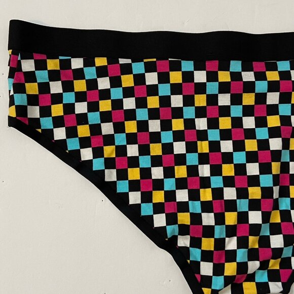 Torrid Panties Underwear Womens Curve Hipster Plus Sz 1 Checkered Multicolor NEW - Picture 6 of 10